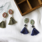SALE▪️ビーズ刺繍タッセル pierce/earring