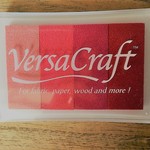 バーサクラフトVersa Craft(グラデーション)ピンクシェイド VK-402 スタンプインク 布にも♪
