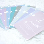 baby monthly カード✦ฺダスティーカラー❁