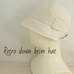 19colors  Retro down brim hat