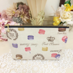 sweetマカロン*マチありポーチ