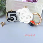 saly☆かわいいー！お花とNo.5のきせかえバッグチャーム