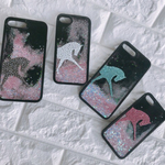 グリッターiPhoneケース★ドレッサージュホース