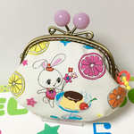 レトロアニマル がま口ポーチ＊喫茶レモン🍋