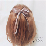 peach milk tea hair tie