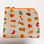 新作japan cotton おでん×蕎麦日本食ミニポーチ