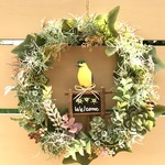 幸せを呼ぶ鳥のリース