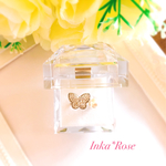 【送料無料】スワロフスキー✨パール付きバタフライリング💍 グルーデコ シルバー