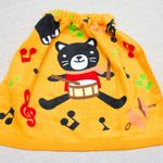 タオルエプロン　太鼓（黄色）