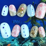 ピンクラグーンネイル（フットネイル対応）