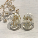 かすみ草 ピアス