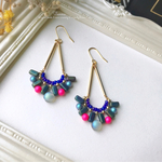 Urban style シャンデリアピアス ネオンピンク