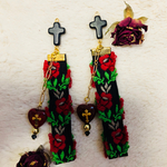 ➕ブラックピアス➕