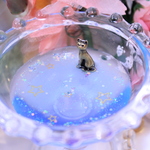 にゃんこちゃん星空の旅★ミルククラウングラス★ピンクグレープフルーツ★アクセサリートレー