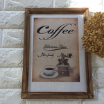 ✳NEW✳ナチュラルフレーム  COFFEE (コーヒーミル)ポスター付き