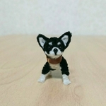 YK✽G 　受注製作　ブラックタンチワワ　モールアート