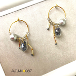 ギャラクシー  フープピアス
