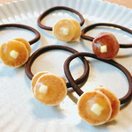 美味しそうなパンケーキのヘアゴム🥞