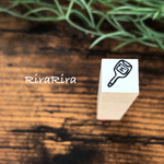 【体温計・検温10mm角】絵文字はんこ10x10mm_R218