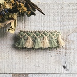 バレッタ【mintgreen braid】