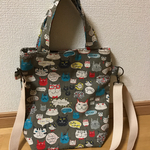 にゃんこちょっと小さめ2wayバッグ