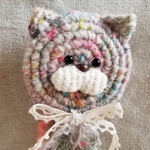 まだらくれよんちゃん ブローチ