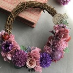 Mauve x Purple * Hydrangea * wreath リース ギフト