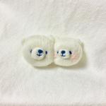 なかよしくまブローチ     【受注製作】