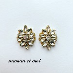 キラキラ♡×ビジューピアス(イヤリング)
