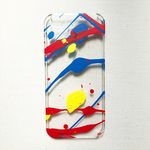【iPhone5/5s/SE】「水風船-マルチカラー-」手描きiPhoneケース（透明ハードケース）