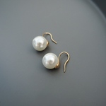 シンプル パールピアス ☆ 大粒