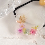お花スケッチ ヘアゴム