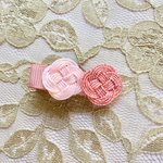 水引キッズヘアクリップ **和華 ピンク**