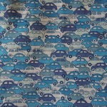 『さ様　オーダー品』Cars*ライトブルー*巾着袋*２２✖２５cm