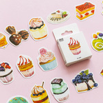 カラフルケーキ♡　50ピース　ステッカーシール