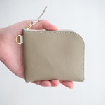 本革　L字財布　eruji　｜グレージュ｜
