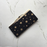  カードがスッキリ入る   がま口 長財布      星柄