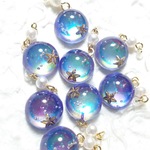 星ピアス(樹脂フック)