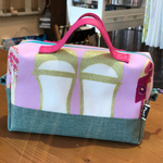  バッグインバッグ   シューズ柄