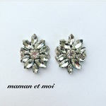 キラキラ♡ビジューピアス(イヤリング)≪silver≫