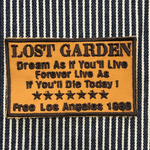lost garden  アップリケ 英字