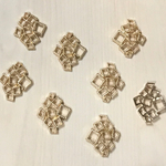 GOLD DESIGN METAL CONNECTOR CHARM PARTS