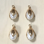 GOLD FLOWER PEARL BEADS CAP PARTS