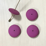 VINTAGE MATTE PURPLE DISC SPACER BEADS