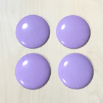 VINTAGE LILAC ROUND CABOCHONS PARTS