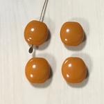 VINTAGE CAMEL OVAL SQUARE DESIGN BEADS