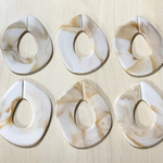 BEIGE MARBLE BIG CHAIN PARTS