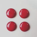 ラスト1セット◆ デッドストック  25mm カボション  レッド