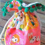 ハニーチューン 巾着 ポーチ ハンドメイド お出かけ用品