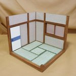 ミニチュア 昭和感漂う４畳半部屋